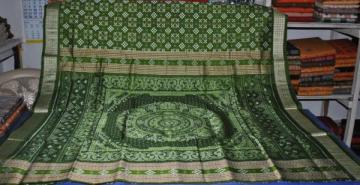 Traditional handwoven pasapalli Saree Sari