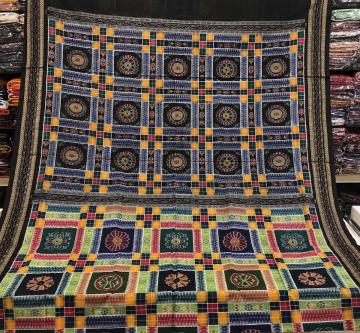 Master Weaver S Very Very Old Pattern Utkallaxmi Ikat Cotton Saree without Blouse Piece