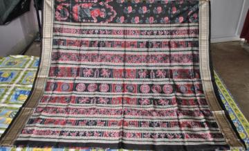 Orissa handloom Ikat work Dancer design Saree Sari