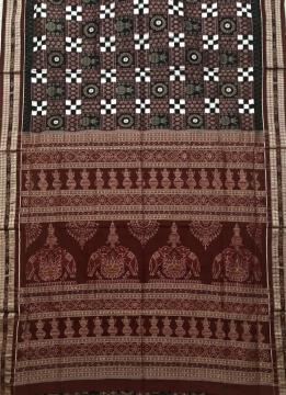 Master Weaver s Festival Theme Pasapalli Ikat Cotton Saree with Blouse Piece