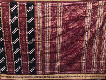 Perfect Combination of Pasaplli and Traditional Ikat Motifs Cotton Saree with Blouse Piece