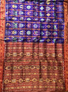 Exclusive and High Demand Khandua Nabakothi Saree in Silk without Blouse Piece
