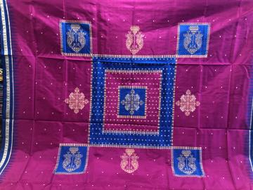 Traditional Elegant Bomkai Silk Saree With Blouse Piece