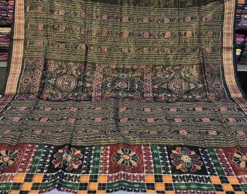 Traditional Utkal Laxmi Tissue Silk Saree with Blouse Piece