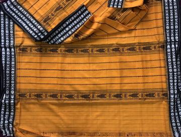 All over body Work King Habashpuri Cotton Saree