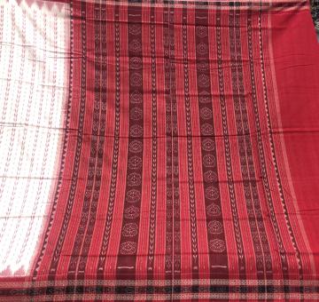 All over Ikat work Cotton saree