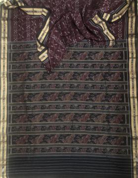 All over Ikat work Cotton Saree without Blouse Piece