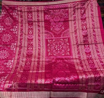 Traditional Aanchal tribal motifs body Pasapalli silk Saree with blouse piece