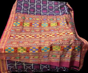 Pasapalli theme Khandua silk Nabakothi Silk saree without blouse piece