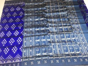 Pasapalli border all over Ikat work Khandua silk saree