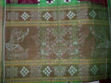Orissa Handloom Elephant Motif Ikat Saree Sari