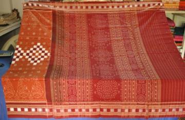 Orissa Handloom Body Pasapalli - Ikat Pure Cotton Saree