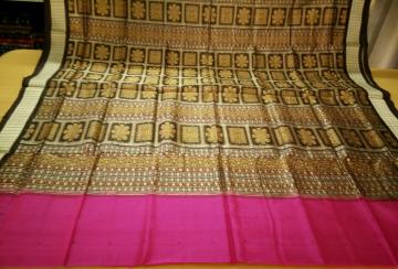 Traditional Bomkai Silk Saree